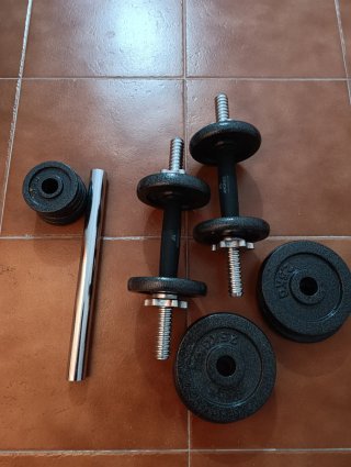Pesas 0.5kg, 1.5kg y 2.5kg