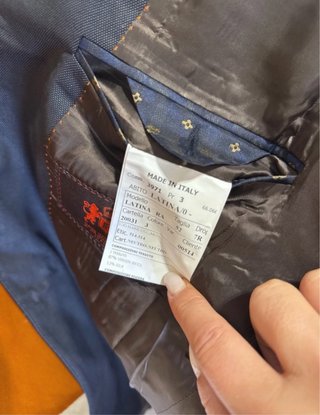 Blazer Homem T52 Azul Marinho Preppy Luxury