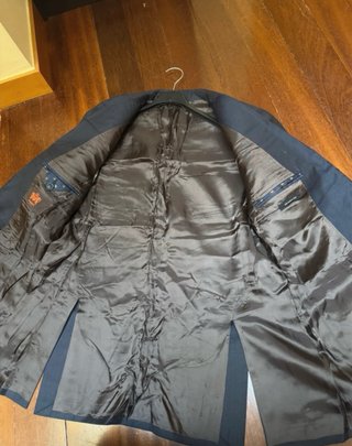 Blazer Homem T52 Azul Marinho Preppy Luxury