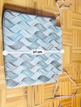 Lote 6 cojines silla con lazos