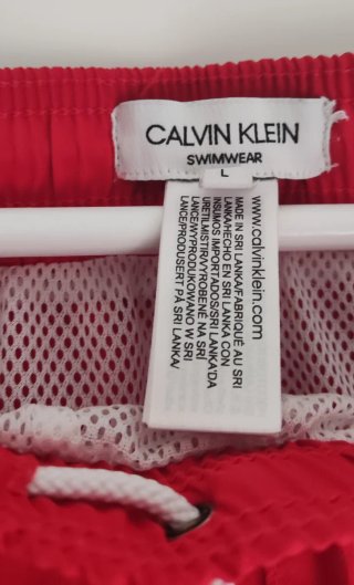 Bañador Calvin Klein Talla L Rojo