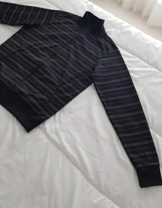 Sudadera chándal negra con cremallera Pull&Bear