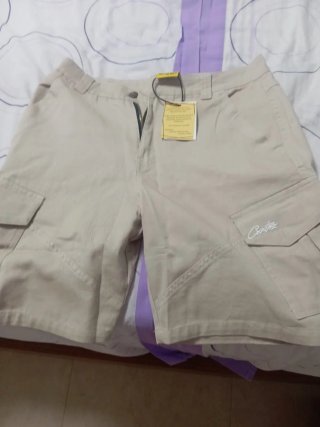 Pantalón corto Cortez beige