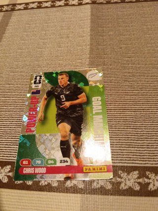 Carta Fútbol Chris Wood Panini 2019-2020