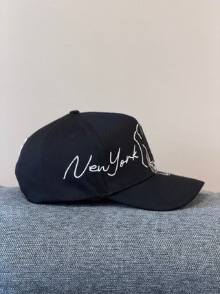 Gorra NY Negra y Plateada