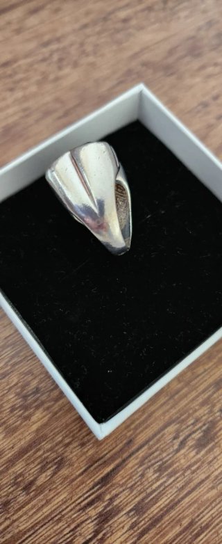 Anillo Tous Oso Onix Plata