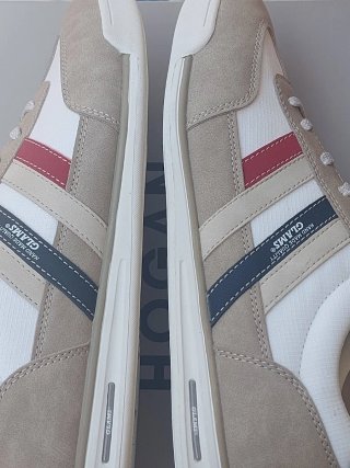 Sneakers GLAMS beige/bianche tg.41