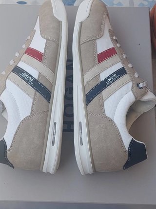 Sneakers GLAMS beige/bianche tg.41