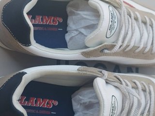 Sneakers GLAMS beige/bianche tg.41