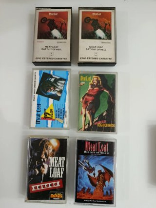 6 Meat Loaf Cintas Cassettes ELIGE