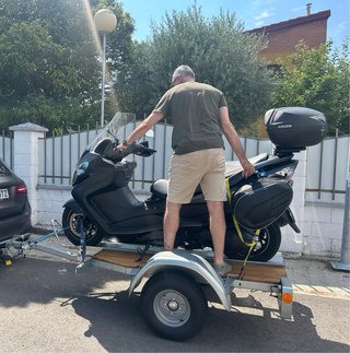 Remolque para motos de hasta 350kg