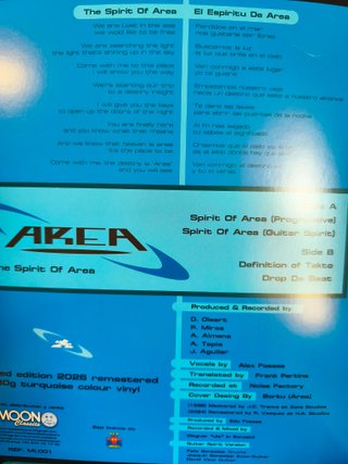 AREA - The Spirit Of Area