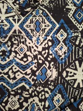 Pantalón ancho estampado