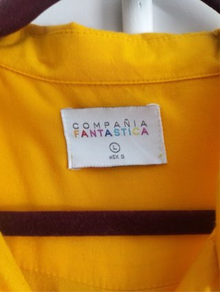 Vestido Compañía Fantastica Amarillo Talla M