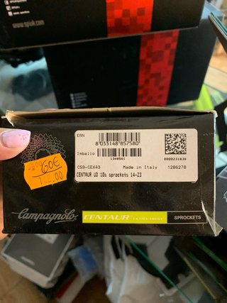 Cassette Campagnolo 10 velocidades
