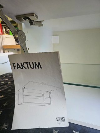 Mueble cocina alto Faktum Ikea blanco