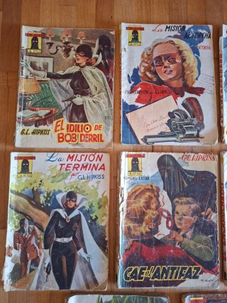 Novelas antiguas de quiosco serie El Encapuchado