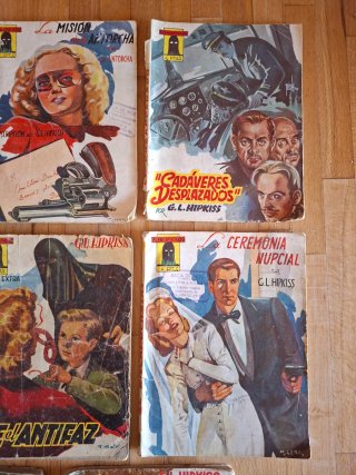 Novelas antiguas de quiosco serie El Encapuchado