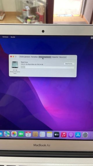 MacBook Air 2017 i7 128GB 8GB RAM Plata