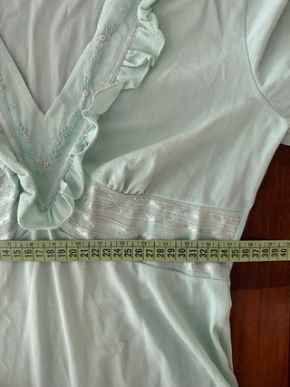 Camicia da notte vintage verde