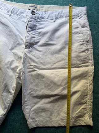 Pantalón corto Cortefiel blanco hombre
