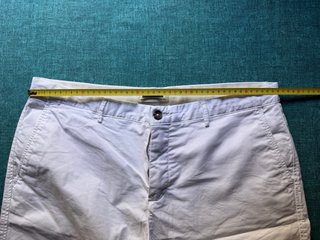 Pantalón corto Cortefiel blanco hombre