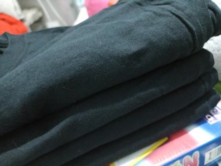 Pack 5 Camisetas Gildan Negras Talla L