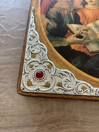 Cuadro religioso, Plata 925 Ricordi Valore Argenti
