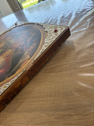Cuadro religioso, Plata 925 Ricordi Valore Argenti