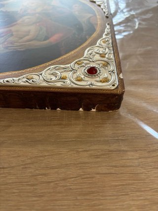 Cuadro religioso, Plata 925 Ricordi Valore Argenti