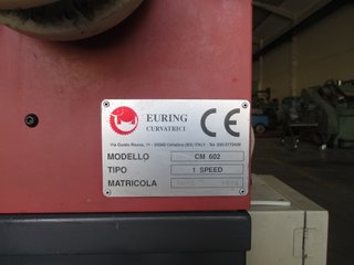 Curvadora de perfiles Euring CM 602
