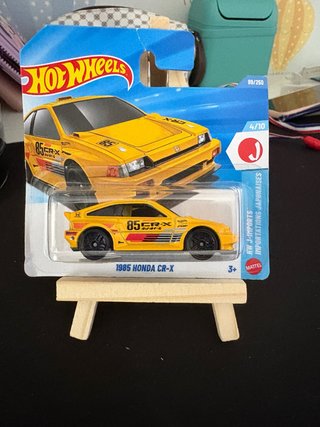 Hotwheels 1985 Honda CR-X Giallo