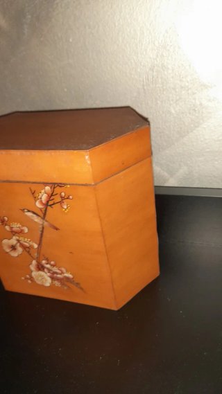 Scatola porta the vintage cinese