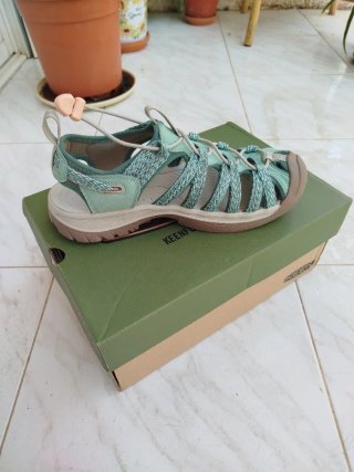 Sandalias Keen Talla 39.5 Verde/Turquesa