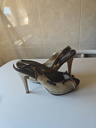 Sandalias de Tacón Alto con Plataforma