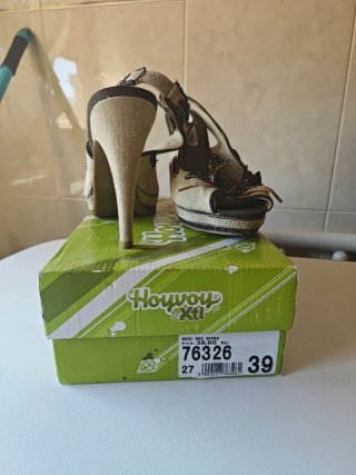 Sandalias de Tacón Alto con Plataforma