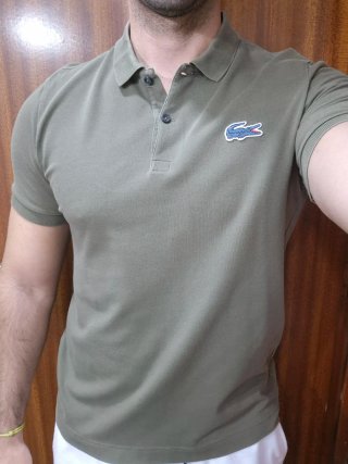 Polo Lacoste Live Verde Talla M