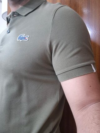 Polo Lacoste Live Verde Talla M