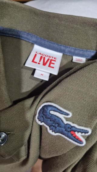 Polo Lacoste Live Verde Talla M