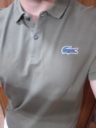 Polo Lacoste Live Verde Talla M