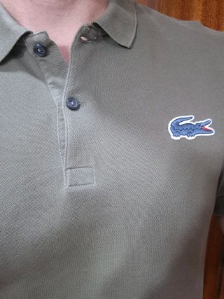 Polo Lacoste Live Verde Talla M