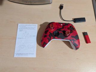 Mando Xbox/PC Camuflaje Rojo Bluetooth