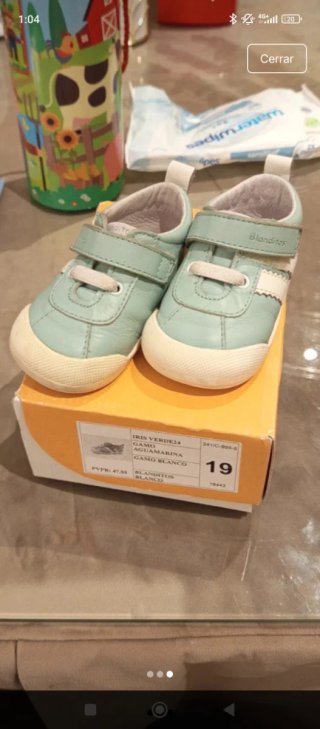 Zapatillas Blanditos Bebé Talla 19