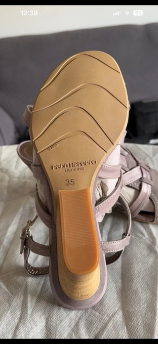 Sandalias de piel