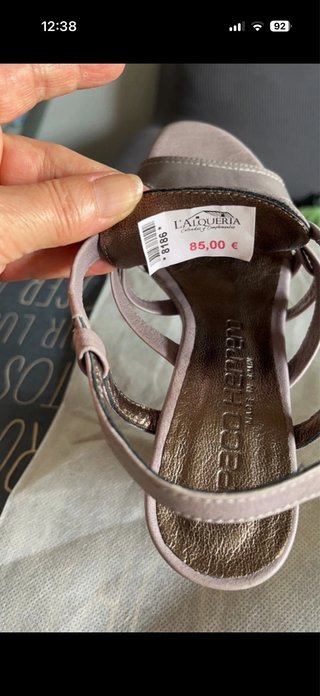 Sandalias de piel