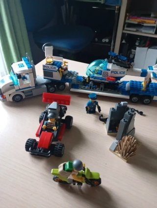 Lego City Camión Transporte Helicóptero