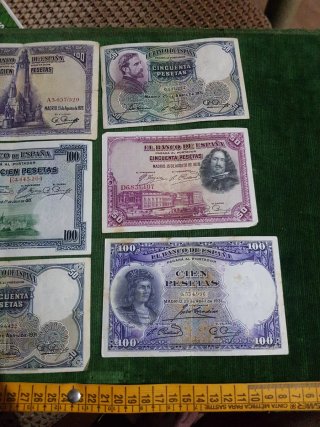 Billetes República Española Varios Valores