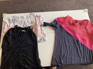 Ropa premamá y lactancia (negro, gris, rojo)