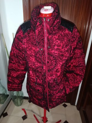 Chaqueta plumas Koroshi Estampada