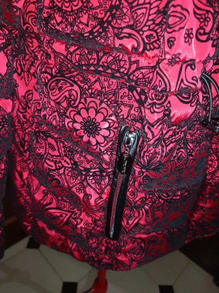 Chaqueta plumas Koroshi Estampada